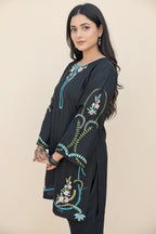 45% Off Midnight 3 Piece Stitched Premium Lawn Embroidered Dress