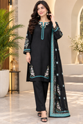 45% Off Midnight 3 Piece Stitched Premium Lawn Embroidered Dress